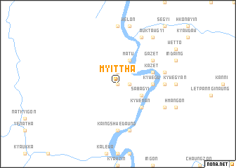 map of Myittha