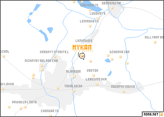 map of Mykan