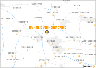 map of Mykolayivka Persha