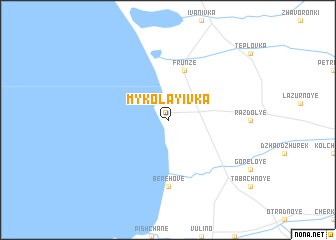 map of Mykolayivka