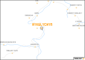map of Mykulychyn