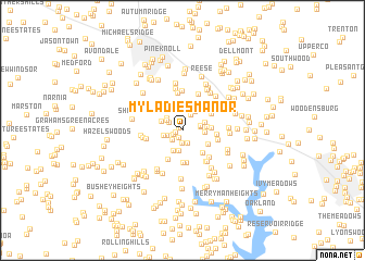 map of My Ladies Manor