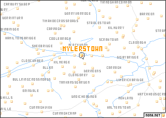 map of Mylerstown