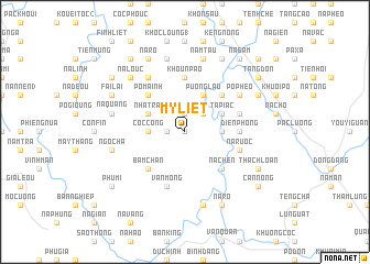 map of Mỹ Liệt