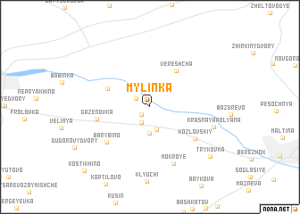 map of Mylinka