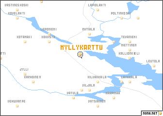 map of Myllykarttu