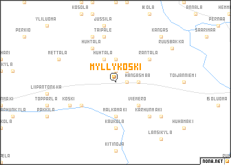 map of Myllykoski