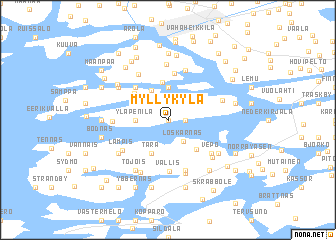 map of Myllykylä