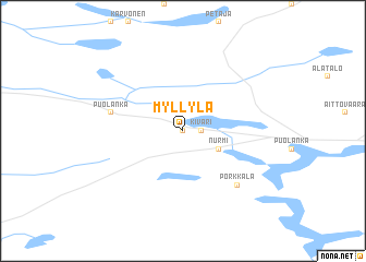 map of Myllylä