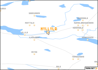map of Myllylä