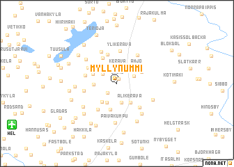 map of Myllynummi