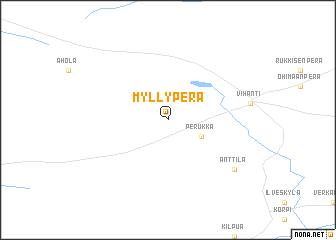 map of Myllyperä