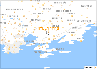 map of Myllypyro