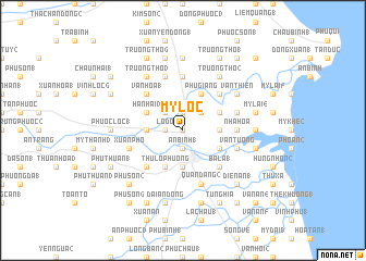 map of Mỹ Lộc