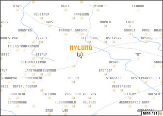map of Mylund