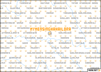 map of Mymensingha Hāilora