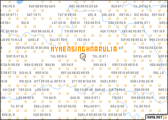 map of Mymensingh Narulia