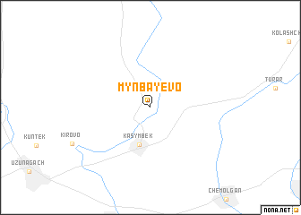 map of Mynbayevo