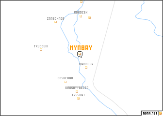 map of (( Mynbay ))