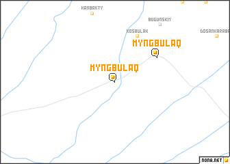 map of Myngbulaq