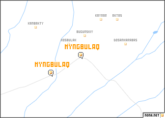 map of Myngbulaq