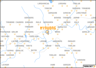 map of Mỹ Nương