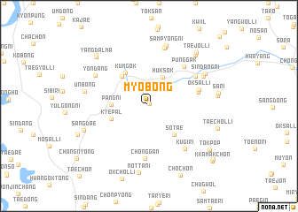 map of Myobong