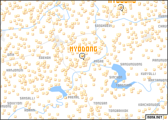 map of Myo-dong