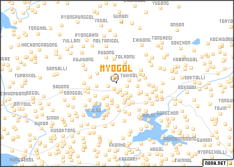 map of Myo-gol