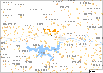 map of Myo-gol