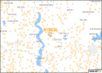 map of Myo-gol