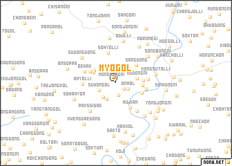 map of Myo-gol