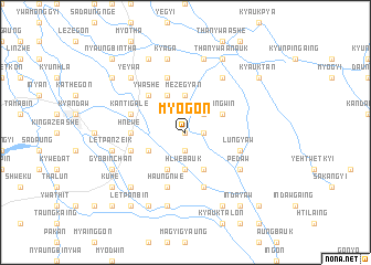 map of Myogon