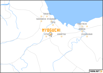 map of Myōguchi