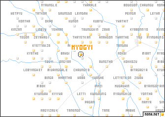 map of Myogyi