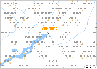 map of Myohaung