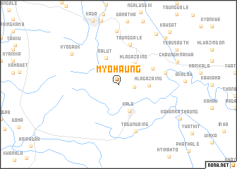 map of Myohaung