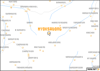 map of Myŏksa-dong