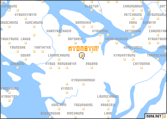 map of Myonbyin