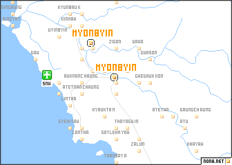 map of Myônbyin