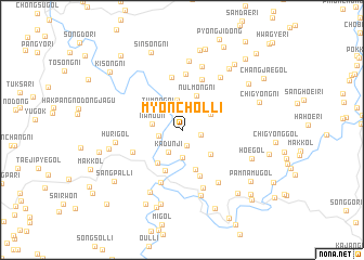 map of Myŏnch\