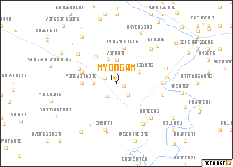 map of Myŏngam