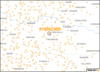 map of Myŏng-ch\