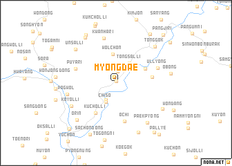 map of Myŏngdae