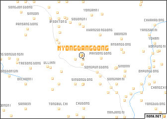 map of Myŏngdang-dong