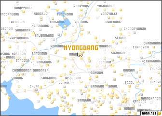 map of Myŏngdang