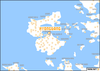 map of Myŏngdang