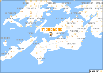 map of Myŏng-dong