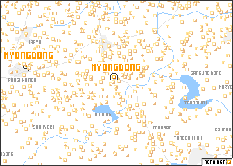 map of Myŏng-dong
