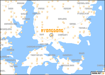 map of Myŏng-dong